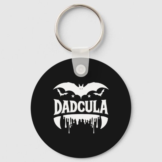 Porte-clés Dadcula Halloween Bat Vampire Fangs effet de flux (Recto)