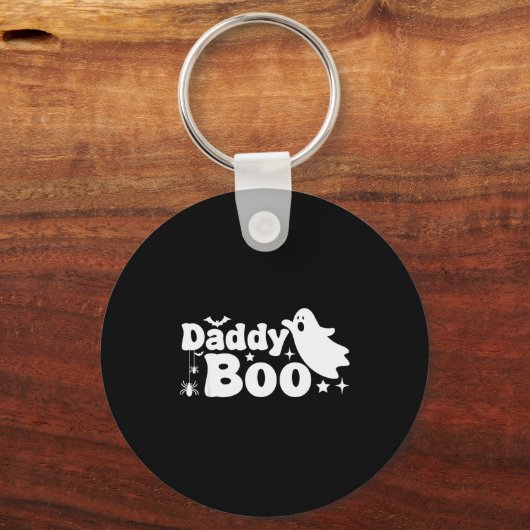 Porte-clés Daddy Boo Funny Ghost Halloween Family Matching (Recto)