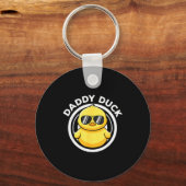 Porte-clés Daddy Duck Dad I Love Ducks Family Lover Funny Rub (Recto)