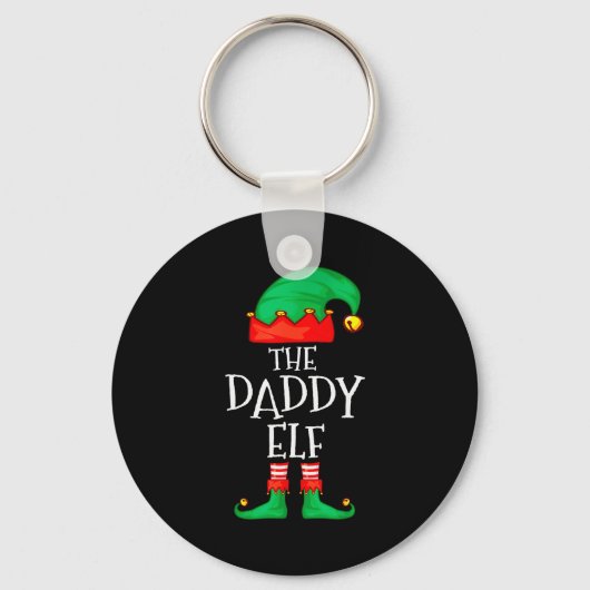 Porte-clés Daddy Elf Family Christmas Daddy Dad Father Elf Sw (Recto)