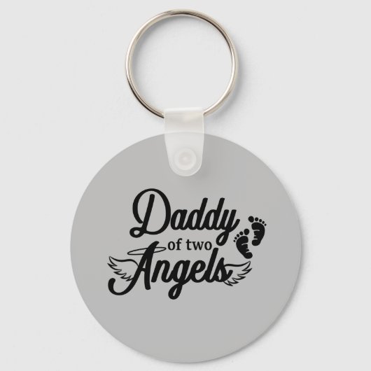 Porte-clés Daddy of Two Angels Keychain (Recto)