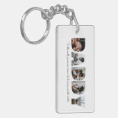 Porte-clés Daddy Photo Collage Porte - clé de Fête des pères (Devant gauche)