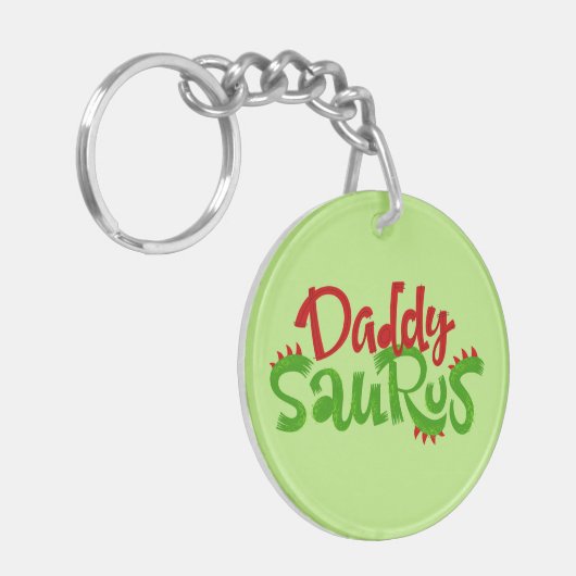 Porte-clés Daddy Saurus Dinosaur (Devant gauche)