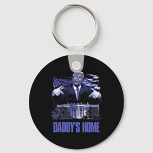 Porte-clés Daddys Accueil Maison Blanche Élection Trump 2024