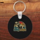 Porte-clés Daddysaurus T Rex Dinosaur Daddy Saurus Famille Ma (Recto)