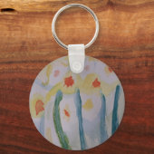 Porte-clés Daffodiles Abstraits (Recto)