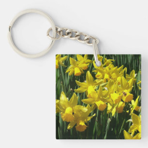Porte-clés Daffodiles Jaunes I Fleurs De Printemps Cheveux