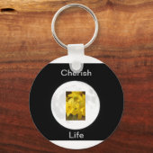 Porte-clés Daffodique de fleurs Lune (Recto)