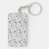 Porte-clés Daffodiques motif floral printanier (Dos)