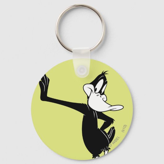 Porte-clés DAFFY DUCK ™ appuyé contre un mur (Recto)