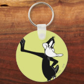Porte-clés DAFFY DUCK ™ appuyé contre un mur (Recto)