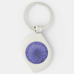 Porte-clés Dahlia bleu