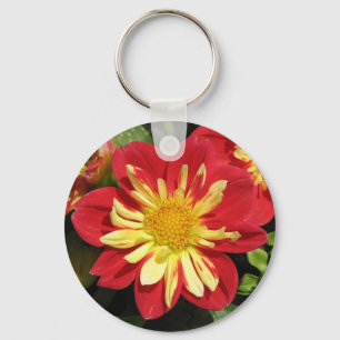 Porte-clés Dahlia Scarlet