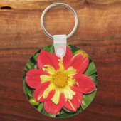 Porte-clés Dahlia Scarlet (Recto)