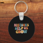 Porte-clés Daisy Croissance Positive Mentalité Rétro Professe (Recto)