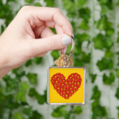 Porte-clés Daisy Heart (main)