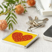 Porte-clés Daisy Heart (Côté)