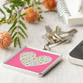 Porte-clés Daisy Heart (Côté)