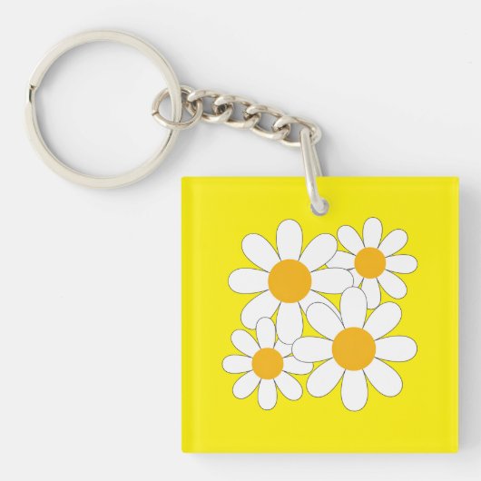 Porte-clés Daisy Lumineuse et Audacieuse (Devant)