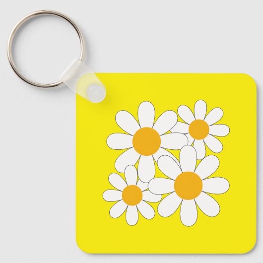 Porte-clés Daisy Lumineuse et Audacieuse (Recto)