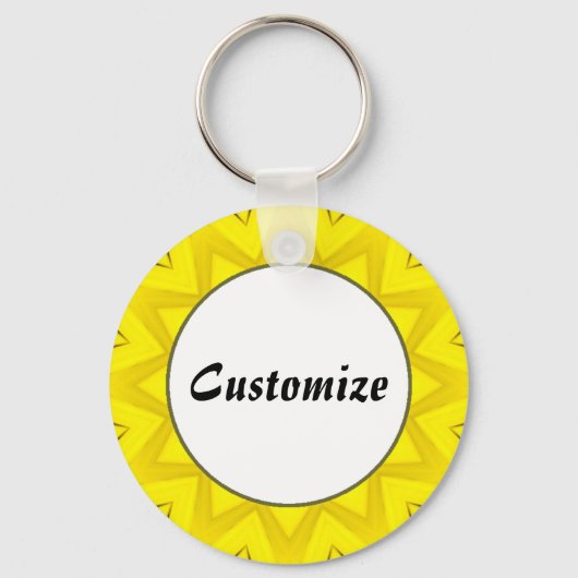 Porte-clés Daisy Mandala Modèle 05 (Recto)