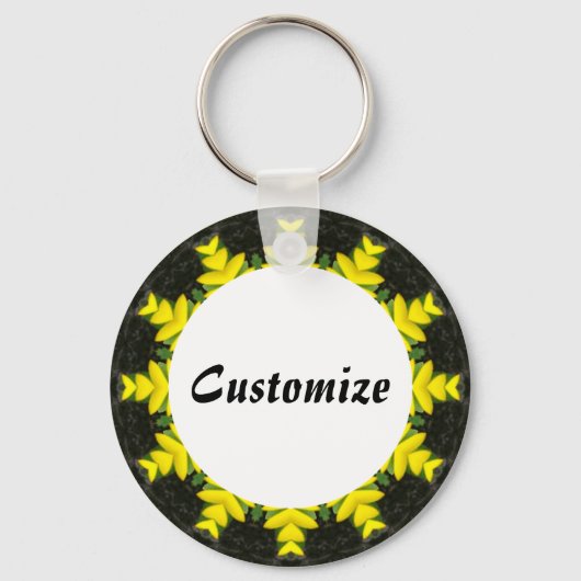 Porte-clés Daisy Mandala Modèle 13 (Recto)