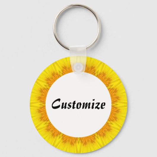 Porte-clés Daisy Mandala Modèle 17 (Recto)