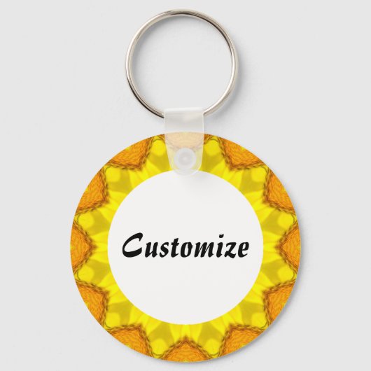 Porte-clés Daisy Mandala Modèle 30 (Recto)