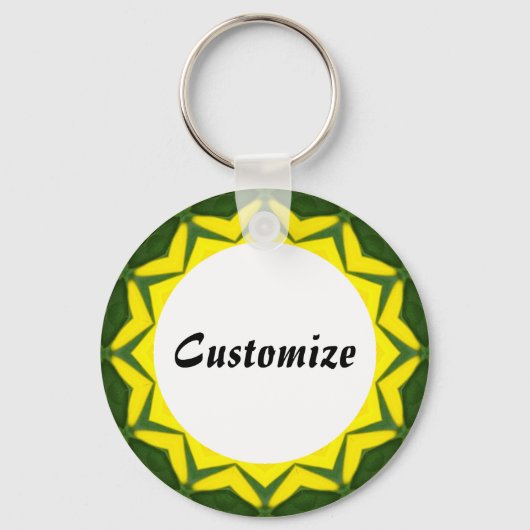 Porte-clés Daisy Mandala Modèle 39 (Recto)