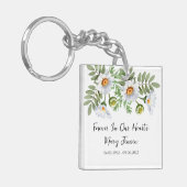 Porte-clés Daisy Memorial Funeral Photo Keychain (Devant gauche)