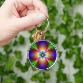 Porte-clés Daisy Néon Colorée (Main)