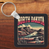 Porte-clés Dakota du Nord (Recto)