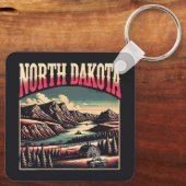 Porte-clés Dakota du Nord (Verso)