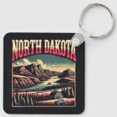 Porte-clés Dakota du Nord (Dos)