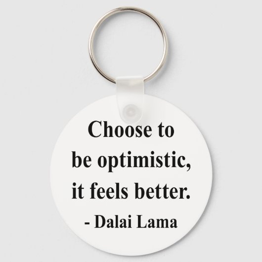 Porte-clés dalai lama citation 4a (Recto)