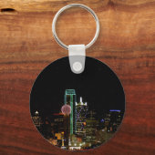 Porte-clés Dallas Skyline la nuit (Recto)