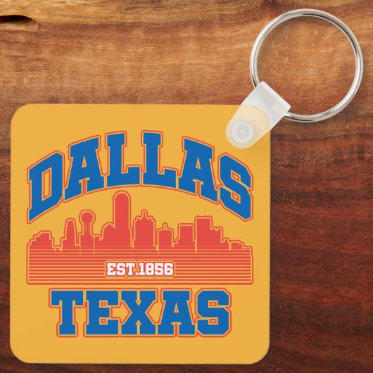 Porte-clés Dallas, Texas (Verso)