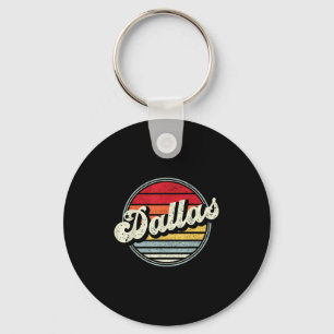 Porte-clés Dallas Texas Tx Accueil Cool d'état les années 70