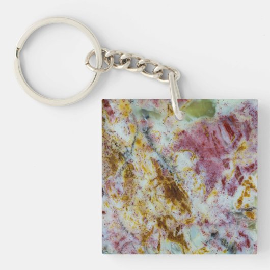 Porte-clés Dalle d'Opalite Verte Australienne (Devant)