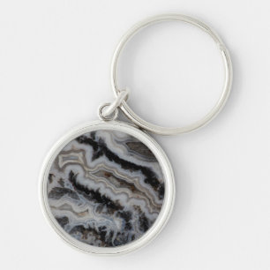 Porte-clés Dalle mixte de jaspe agate