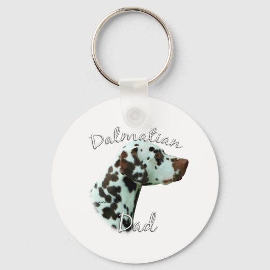 Porte-clés Dalmatien (foie) Papa 2 (Recto)