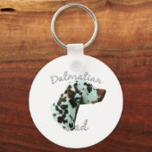 Porte-clés Dalmatien (foie) Papa 2 (Recto)