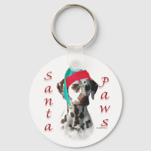 Porte-clés Dalmatien (foie) Père Noël Paws