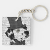 Porte-clés Dalmatien, Hound officiel et Casquette (Dos)