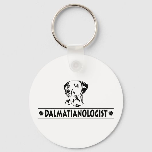 Porte-clés Dalmatien humoristique (Recto)