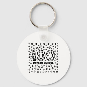 Porte-clés Dalmatien Jours D'école 100ème Jour D'école Chien
