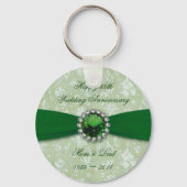 Porte-clés Damask 55e anniversaire du Mariage (Recto)