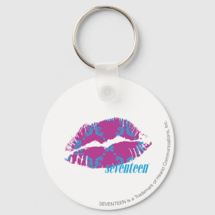 Porte-clés Damask Aqua-Purple