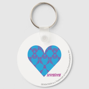 Porte-clés Damask Purple-Aqua 3