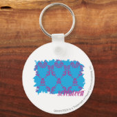Porte-clés Damask Purple-Aqua 4 (Recto)